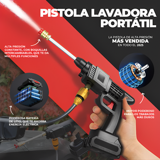 Hidrolavadora inalámbrica 48V a batería recargable